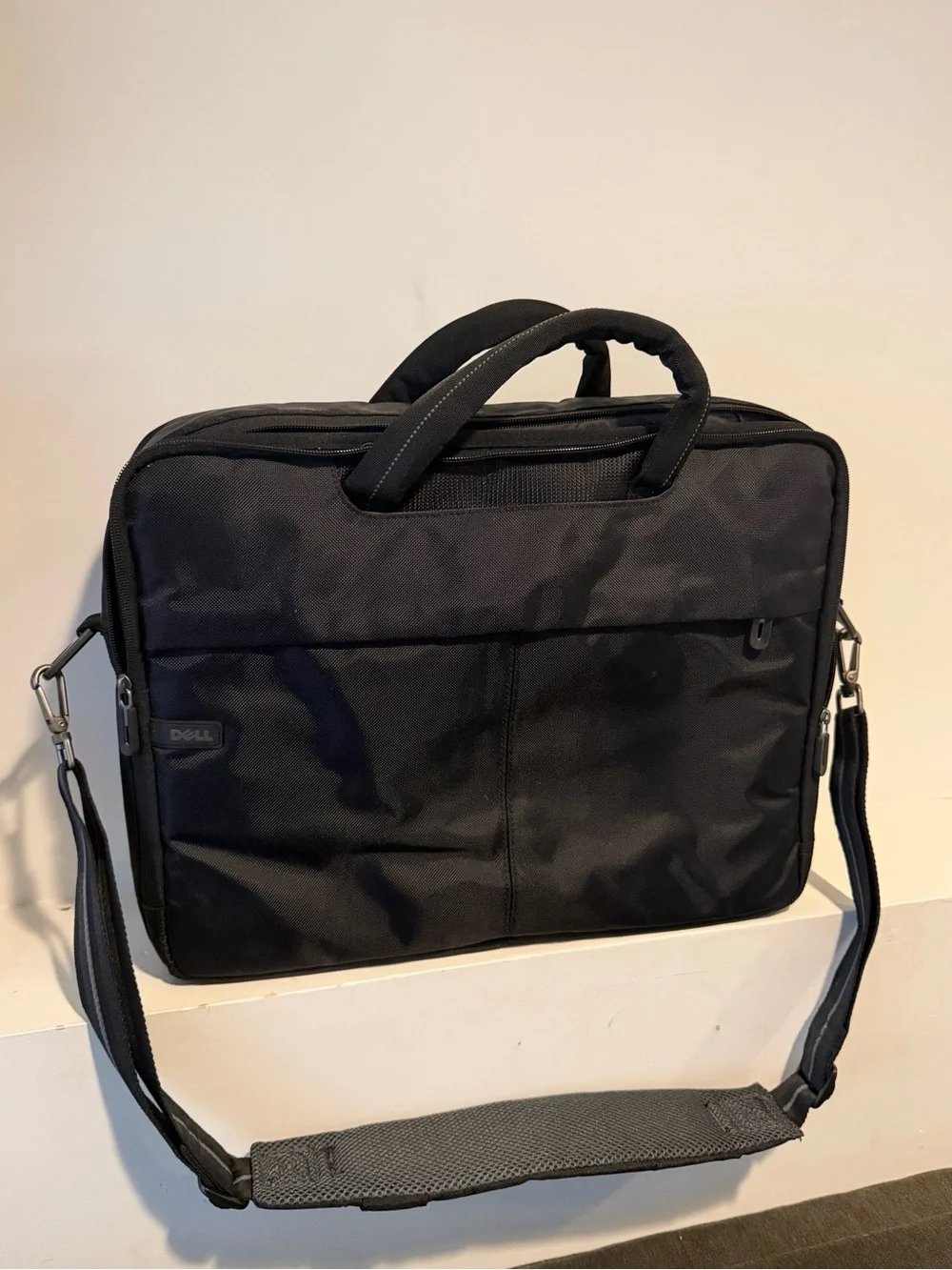 Dell Black Laptop Briefcase with Padded Strap